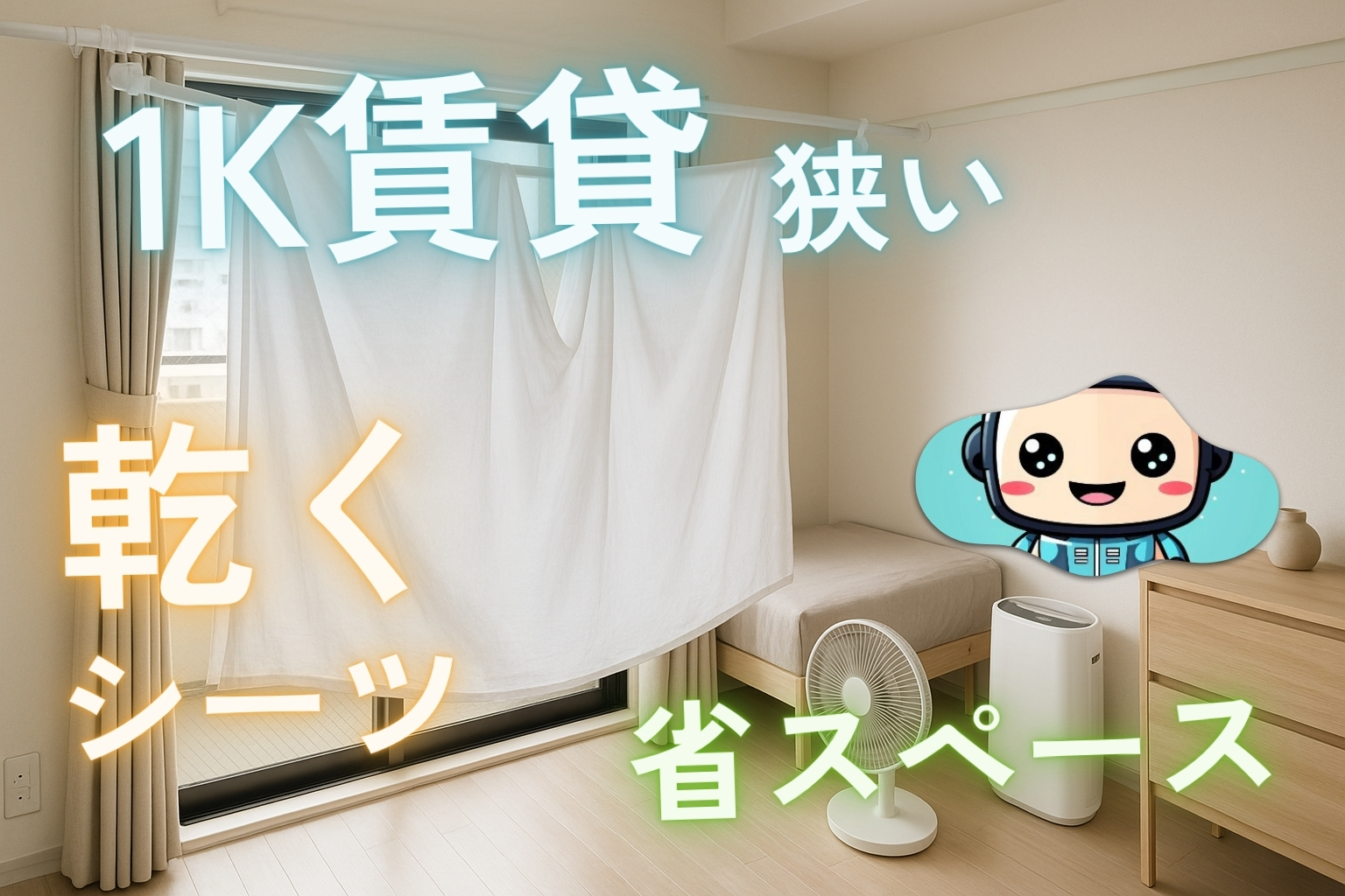 small-apartment-space-saving-fast-drying-sheets